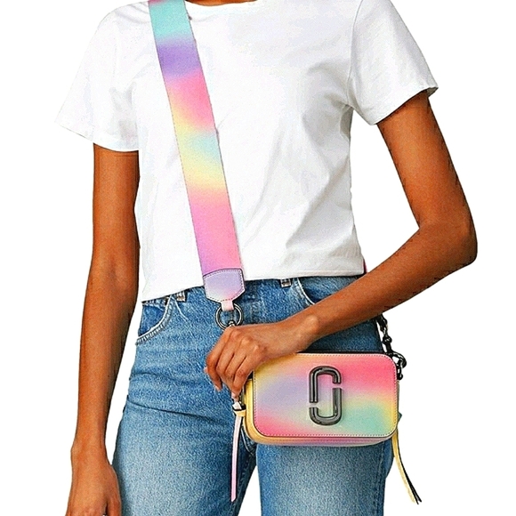 💥CUTE🌈Snapshot The Marc Jacobs airbrush snapshot multicolor purse crossbody bag - Picture 16 of 17